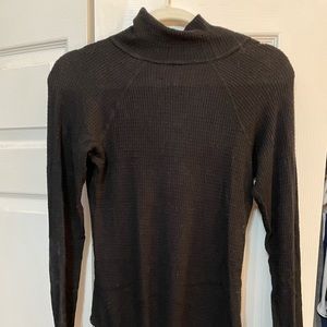 NWOT FP waffle knit turtleneck bodysuit - L
